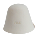 The Classic: traditional bell-shaped merino wool sauna hat by FELT.