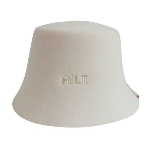 The Modern: bucket-style merino wool sauna hat by FELT.
